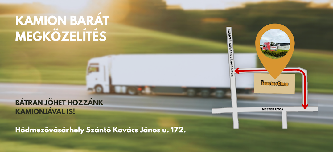 TruckerShop - Kamion- és haszongépjármű felszerelés bolt