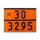ADR tábla számozott 30/3295 szénhidrogén