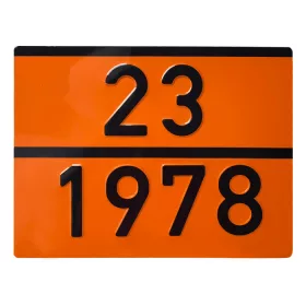ADR tábla számozott 23/1978 propán