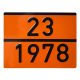 ADR tábla számozott 23/1978 propán
