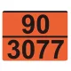 ADR tábla számozott 90/3077 környezetre veszélyes anyag