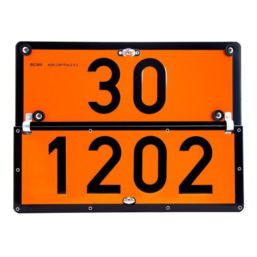 ADR tábla számozott Lapozható benzin/gázolaj