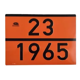 ADR tábla számozott 23/1965 LPG