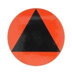 Figyelmeztető háromszög piros-fényvisszaverő