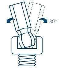 Imbuszkulcs készlet 9 részes ball point