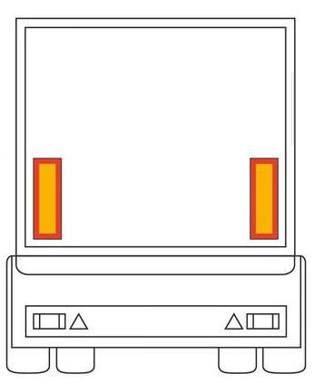 Fényvisszaverő tábla keretes 565x190mm