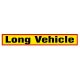 Hosszújármű tábla LONG VEHICLE 67 x 10 cm