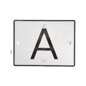   Hulladék szállító "A" tábla 40x30 cm csukható, keretes