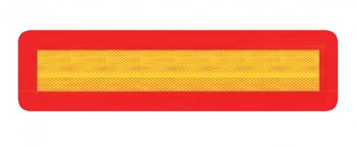 Fényvisszaverő tábla keretes 500x100mm