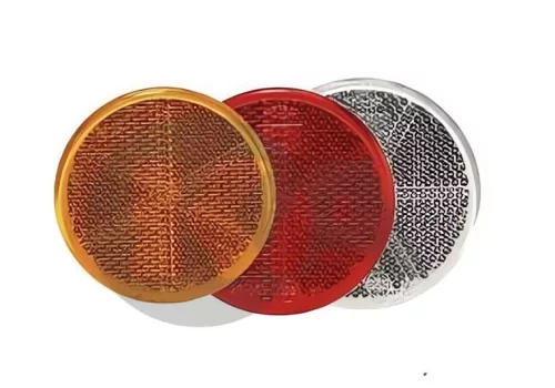 Prizma kerek (80mm) sárga öntapadós