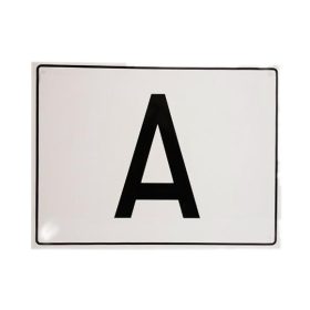 Hulladék szállító "A" tábla 40x30 cm