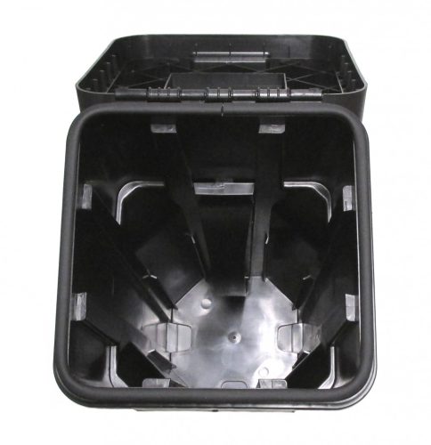 Tűzoltó készülék tartó doboz 6-9kg-os készülékhez, végén nyíló