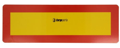 Fényvisszaverő tábla keretes 300x100mm