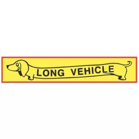 Hosszújármű matrica LONG VEHICLE daxli Nagy