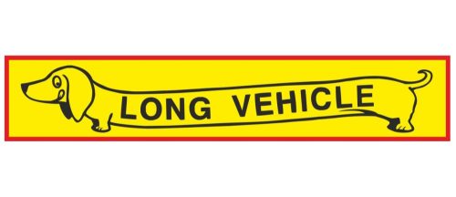 Hosszújármű matrica LONG VEHICLE daxli Nagy