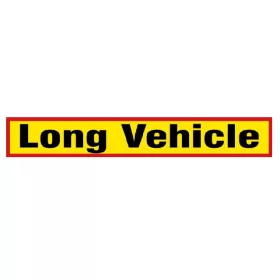 Hosszújármű matrica LONG VEHICLE 67 x 9,5cm