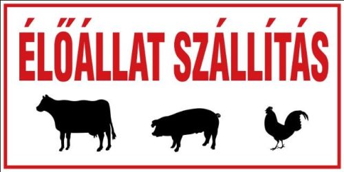 Matrica: Élőállat szállítás