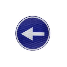 Fényvisszaverő KIKERÜLÉSI IRÁNY matrica 16cm