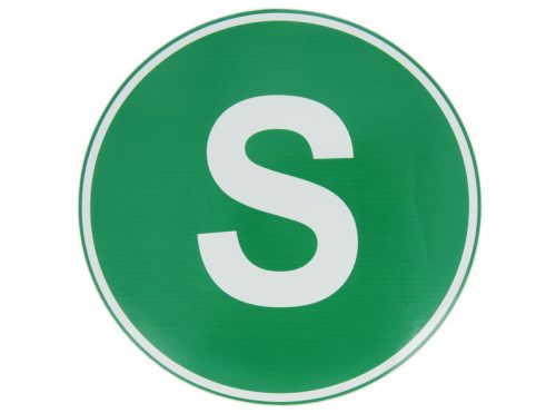 Matrica "S" 22cm