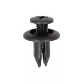   Kárpitpatent 7mm / 15mm / 12mm menetes rúd biztosítóval fekete