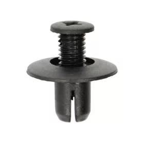 Kárpitpatent 8mm / 21mm menetes rúd biztosítóval fekete