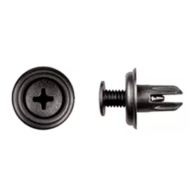   Kárpitpatent 6mm / 13mm / 10mm menetes rúd biztosítóval fekete