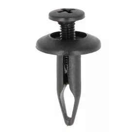   Kárpitpatent 6,5mm / 17mm menetes rúd biztosítóval fekete