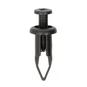   Kárpitpatent 9mm / 15mm /26mm menetes rúd biztosítóval fekete