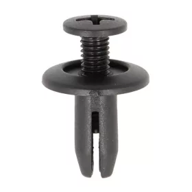  Kárpitpatent 6mm / 15mm / 13mm menetes rúd biztosítóval fekete