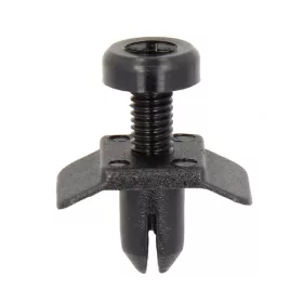   Kárpitpatent 6,5mm / 12x19mm menetes rúd biztosítóval fekete