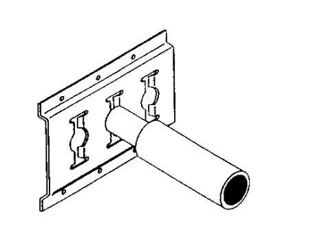 Rakomány kitámasztó rúd sínbe (221-259cm)