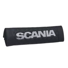 Scania biztonsági öv párna fekete steppelt