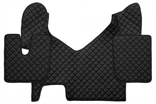 Műbőr teljes padló borítás Iveco Stralis (HI-WAY) aut. váltó (fekete)