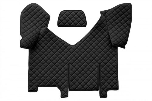 Bőr teljes padló borítás Iveco Stralis (HI-WAY) automata, hűtővel FEKETE