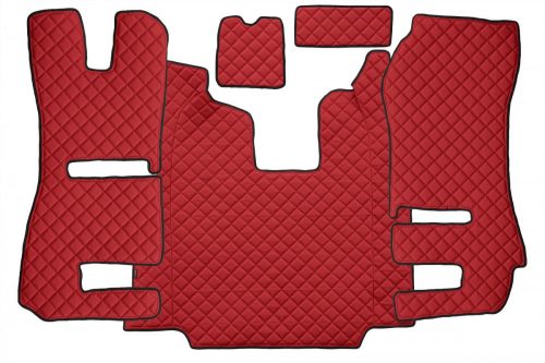 Bőr teljes padló borítás Scania R 2010-2016 aut. Recaro (piros)