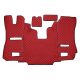 Bőr teljes padló borítás Scania R 2010-2016 aut. Recaro (piros)
