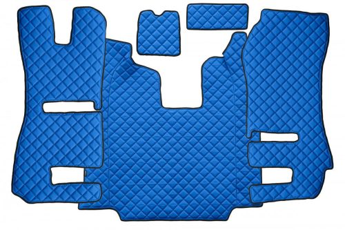 Bőr teljes padló borítás Scania R 2010-2016 aut. Recaro (kék)