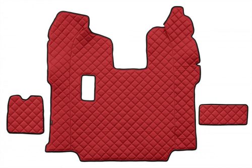 Bőr teljes padló borítás Scania R 2010-2016 manual váltó (piros)