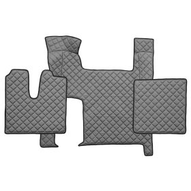   Bőr teljes padló borítás Man TGX Automata (Két fiókos) SZÜRKE