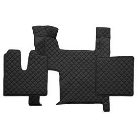   Bőr teljes padló borítás Man TGX Automata (Két fiókos) FEKETE