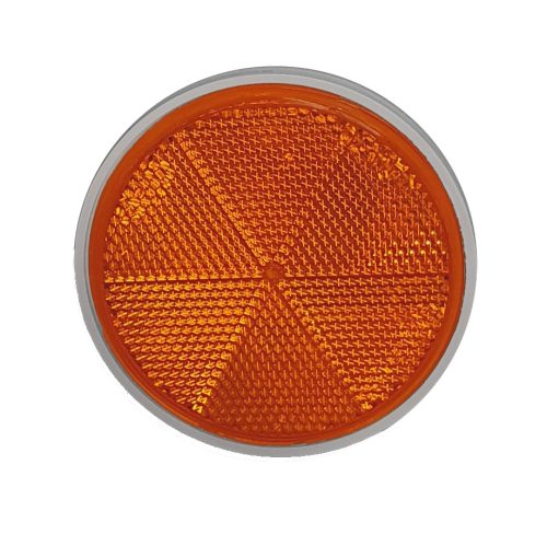 Prizma kerek (80mm) sárga, csavarral