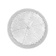 Prizma kerek (80mm) fehér csavarral