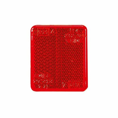 Prizma szögletes (46x39mm) piros öntapadós