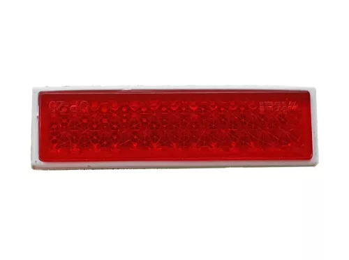 Prizma szögletes (72x21mm) piros öntapadós
