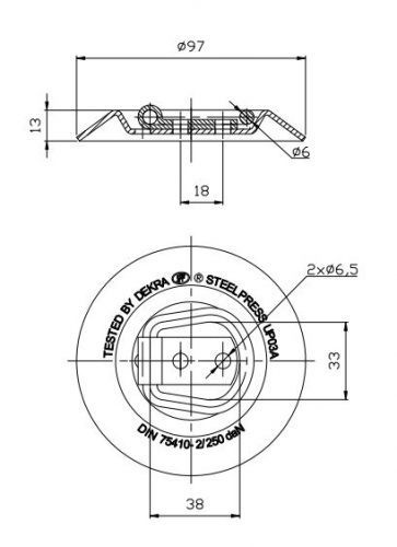 Plató fül kerek (250 dan)