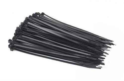 Kábel kötöző szett 100 db, 450x7,6 mm fekete