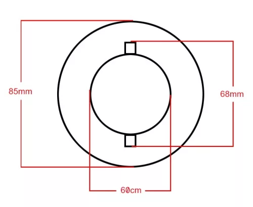 Tanksapka fém 60mm zárható, erősített
