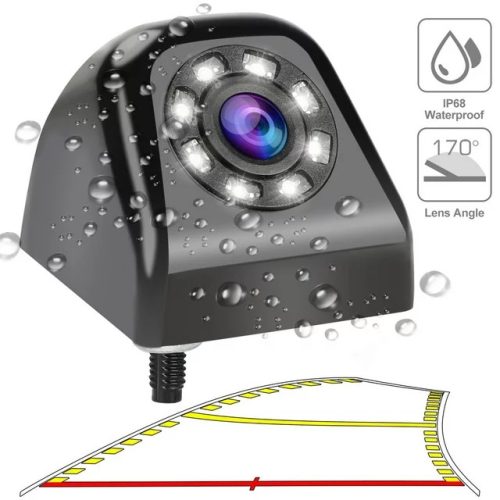 Tolató kamera 12 V Mini 45° LED