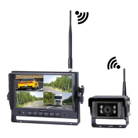 Profi VIGNAL HD kamera + monitor szett 12/24V RÁDIÓS