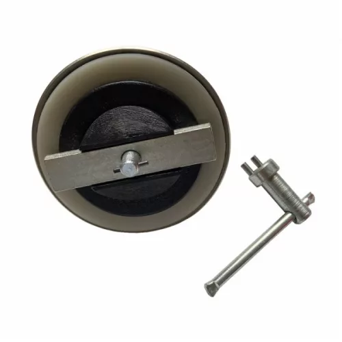 Biztonsági INOX tanksapka 80/100mm 2 körmös